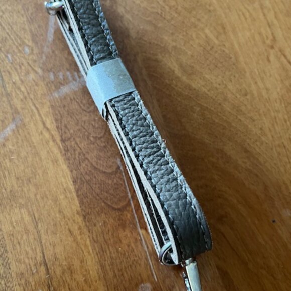 Anna Morellini two tone leather bucket bag. Made in Italy. - Picture 5 of 5